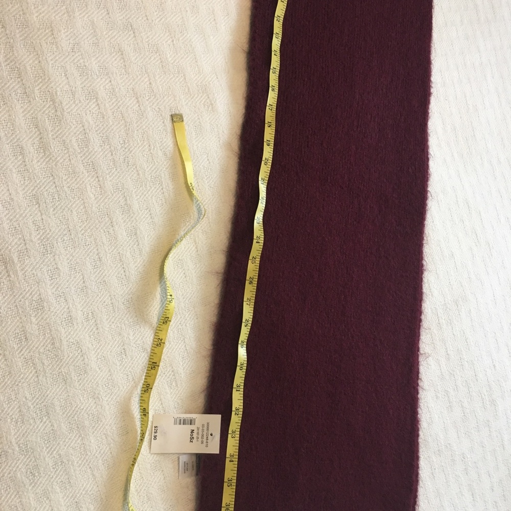 Ricki's Deep Burgundy Scarf